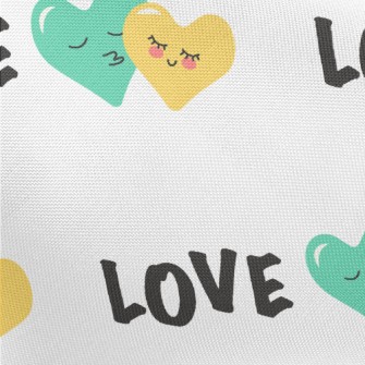 Kiss And Love Pongee