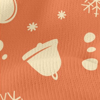 Christmas Bell Hat Snowflake Stretch Jersey