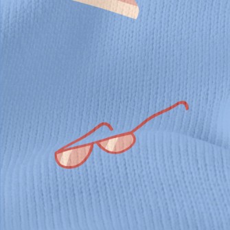 Laptop Glasses Canvas Shoes Stretch Jersey