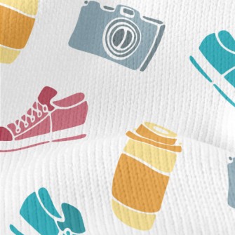Sneakers Camera Coffee Stretch Jersey