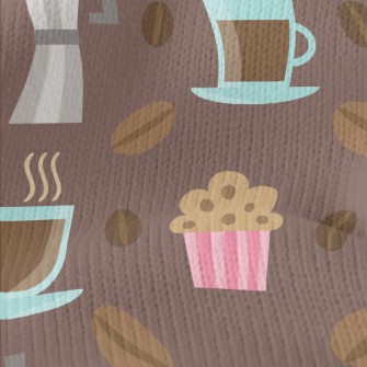 Handmade Coffee With Cookies Stretch Jersey