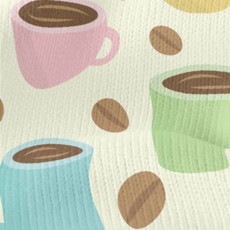 Macaron Color Coffee Stretch Jersey