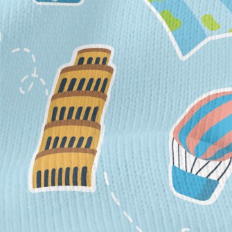 Eiffel Tower Big Ben Stretch Jersey