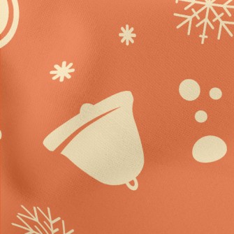 Christmas Bell Hat Snowflake Lightweight Cotton Poplin
