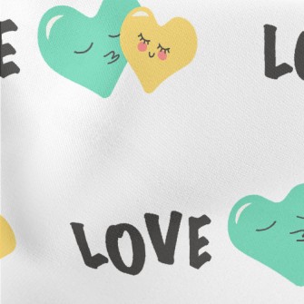 Kiss And Love Lightweight Cotton Poplin