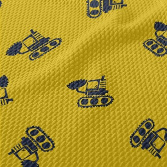 Handsome Excavator Birdseye Piqué
