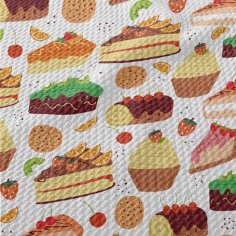 Fruit Cake Birdseye Piqué