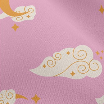 Bay Moon And Clouds Chiffon