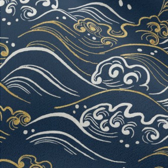 Chinese Wind Waves Chiffon