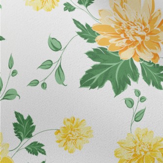 Fresh And Bright Flowers Chiffon
