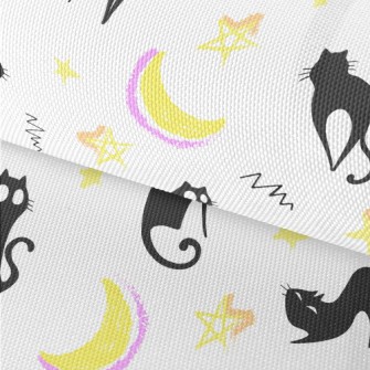 Lazy Black Cat Waterproof Oxford