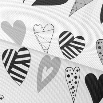 Geometric Heart Waterproof Oxford