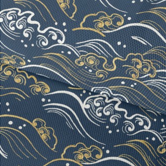 Chinese Wind Waves Waterproof Oxford