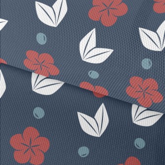 Japanese Classical Flowers Waterproof Oxford