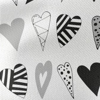 Geometric Heart Waterproof Canvas