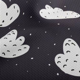 Night Clouds Athletic Mesh Flat Back