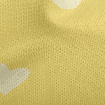 Mini Heart Athletic Mesh Flat Back