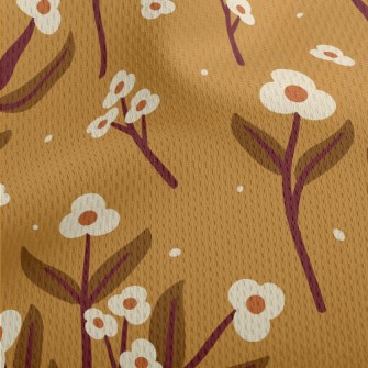 Pretty Little Flowers Athletic Mesh Flat Back