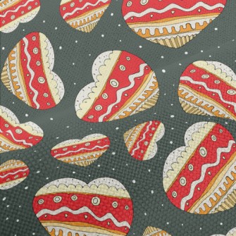 Art Painted Love Heart Performance Linen