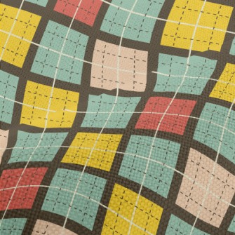Colorful Diamond Performance Linen