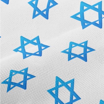 Gradient Hexagonal Star Performance Linen