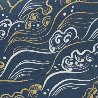 Chinese Wind Waves Twill