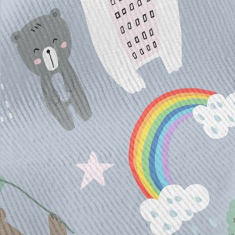 Cute Bear Family Standard Corduroy