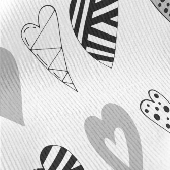 Geometric Heart Standard Corduroy