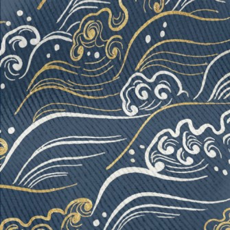 Chinese Wind Waves Standard Corduroy