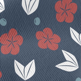 Japanese Classical Flowers Standard Corduroy