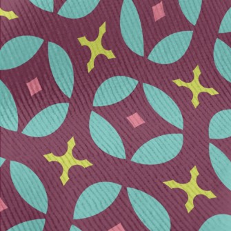 Circle Rhombus Collection Standard Corduroy