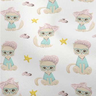 Beautiful Cat With Bow Glasses Dobby