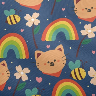 Rainbow Scarf Kitten Dobby