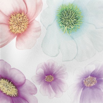 Beautiful Dazzling Flowers Stretch Ponte