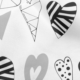 Geometric Heart Micro Fleece