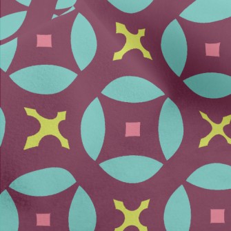 Circle Rhombus Collection Micro Fleece