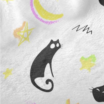 Lazy Black Cat Minky