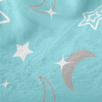 Shining Stars And Moon Minky