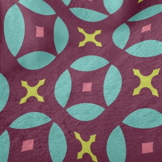 Circle Rhombus Collection Minky