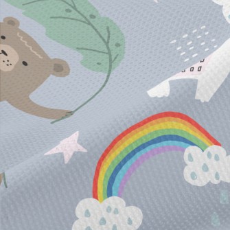 Cute Bear Family Piqué