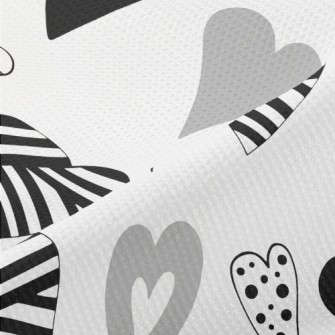 Geometric Heart Piqué