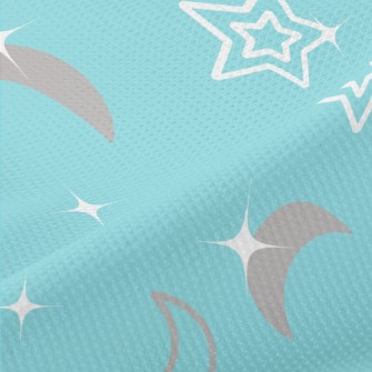 Shining Stars And Moon Piqué