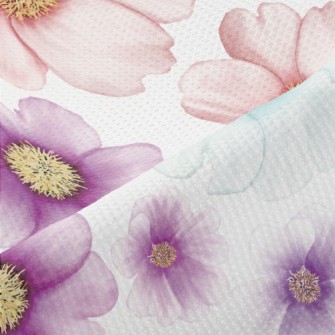 Beautiful Dazzling Flowers Piqué