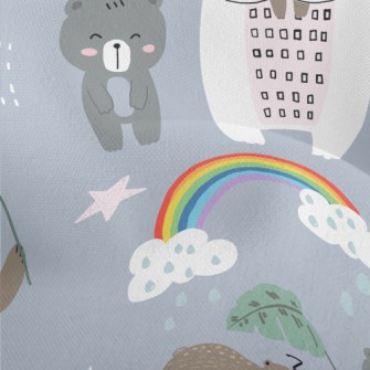 Cute Bear Family Lightweight Performance Linen