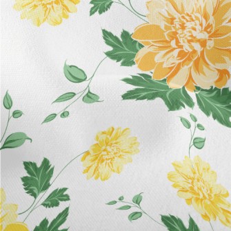 Fresh And Bright Flowers Lightweight Performance Linen
