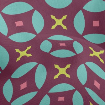 Circle Rhombus Collection Lightweight Performance Linen