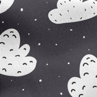 Night Clouds Jersey Backed Fleece