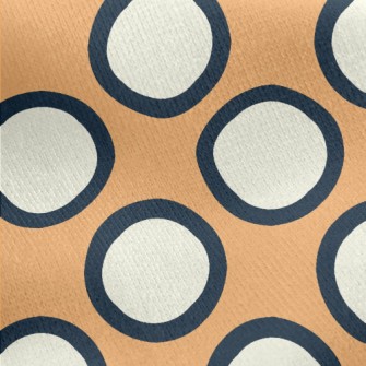 Neat Big Dots Jersey Backed Fleece