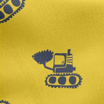 Handsome Excavator Jersey Backed Fleece