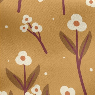 Pretty Little Flowers Jersey Backed Fleece